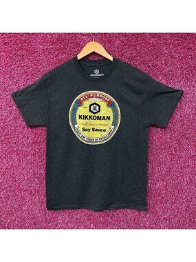 Kikkoman Soy Sauce Logo Graphic T-Shirt Medium